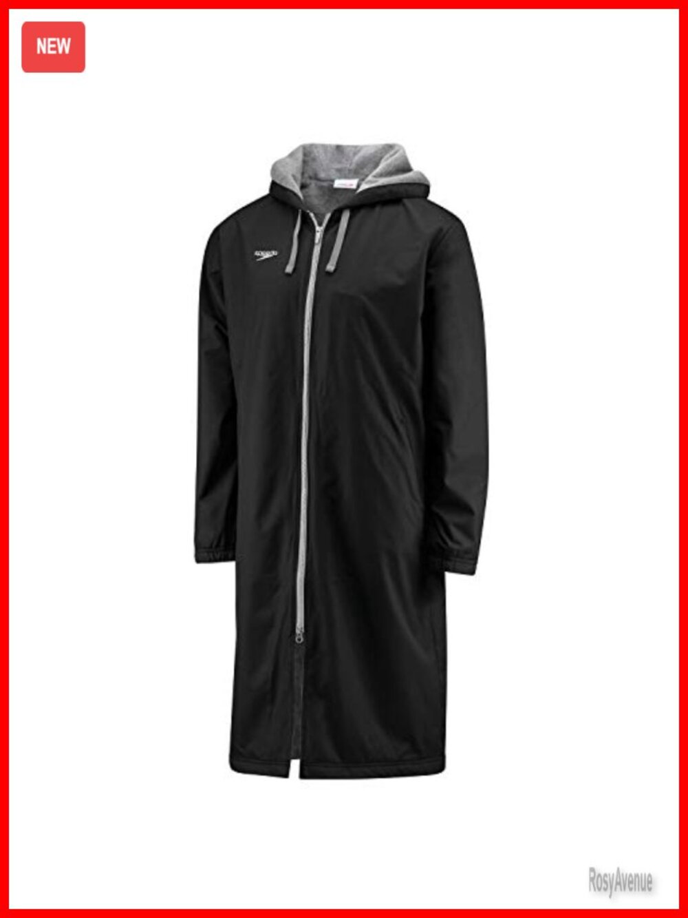 Speedo Unisex Adult Fleece Lined Hooded Parka Jacket Water Resistant